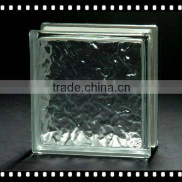 Ice shadow glass block