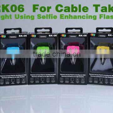 4 LED Selfie Flash for Cameras Phone Fill-in Light Multiple Photography Selfie Sync LED Flash for iPhone Samsung HTC Lenovo DSLR