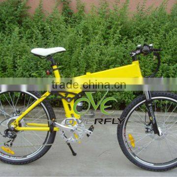 2014 new compact folded electric bike with brushless motor and 36V 8AH lithium battery made in China for adult use XY-TDE09Z