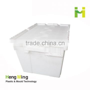 Plastic logistic stackable tote box