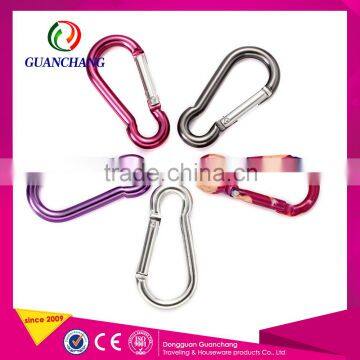 Aluminium Carabiner Camping Hiking Hook Keychain, custom D Carabiners