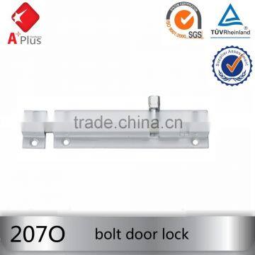 white finished bolt door lock