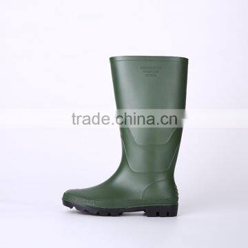 Manufacturer Cheap Green Pvc Rain Boots Without Steel Toe, Cheap Plastic Pvc Rain Boots