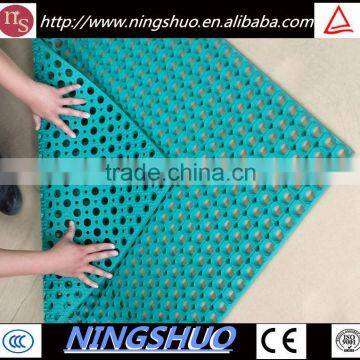 Food service commercial rubber anti slip anti fatigue kitchen floor mat
