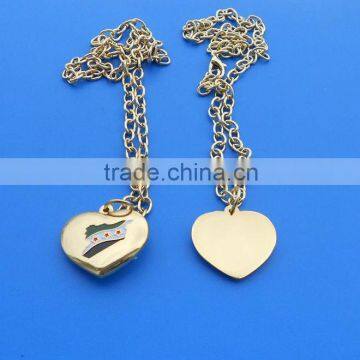 2016 custom heart necklace pendant