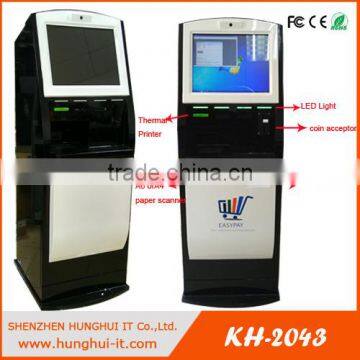 Customizable Touch Screen Hotel Kiosk with Card Dispenser