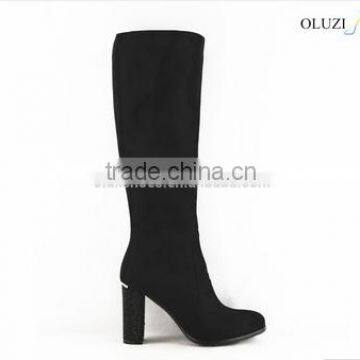 OLZ9 2015 new arrival winter warm stylish comfort high heel women over knee high boots