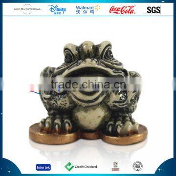 2016 L3.5*W4.8*H2.8CM Customized Resin Toad Statue