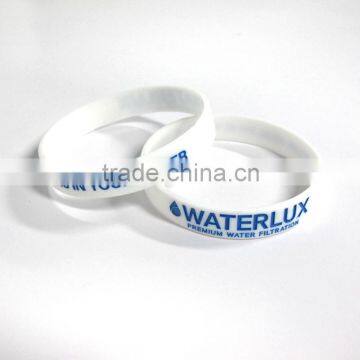 Customized cool style debossed printing silicone wristband egypt silicone wristband