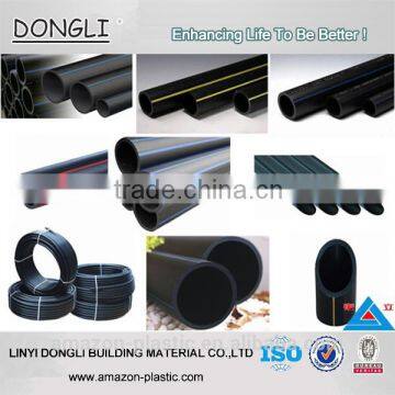 Non-toxic HDPE pipe 630mm plastic pipe for water / gas supply