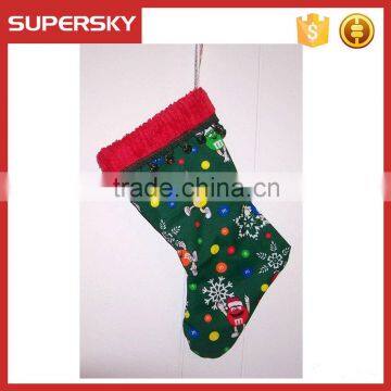 V-291 unique christmas candy snowflake stocking christmas gift decoration christmas hanging ornaments