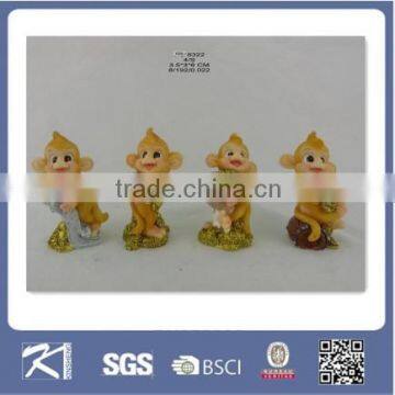 2015 valentine souvenir resin material monkey decoration