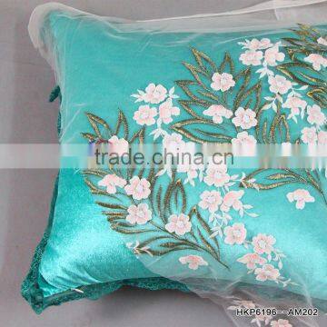 New Arrival Pink Flower Embroidery Tulle Fabric Home Textile Fabric For Pillow Cover /Decorative Pillow/Sofa Cover