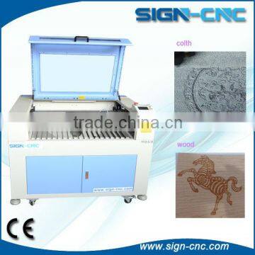 SIGN 9060 Cheap CO2 Laser Engraving and Cutting Machine With Rotary Attachment and Up-down Table photo-2