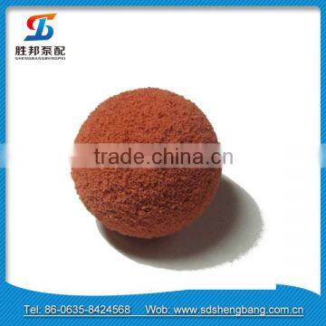 concrete pump mid-soft cleaning ball / cleaning rubber sponge column