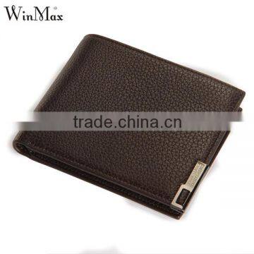 Wholesale Short Style PU Leather Coin and Cash Wallet for Men Pocket Purse photo-2