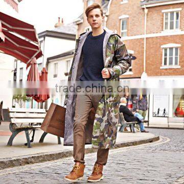 Adult Military Camouflage Long Raincoat Poncho Raincoat Sale photo-6