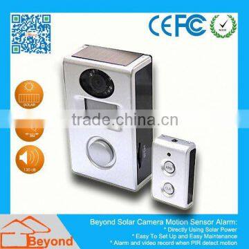 Wifi Security System Solar Camera Alarm With Video Record and Solar Panel