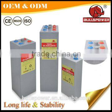 Longest Life Solar Battery Tubular Plate Gel Battery OPZV Battery 24v 48v 1500AH                        
                                                Quality Choice