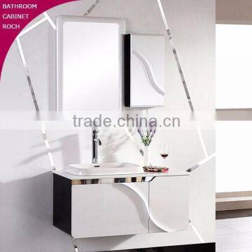 ROCH 8011 Best sell Wooden Bathroom Cabinet Modern Mirror