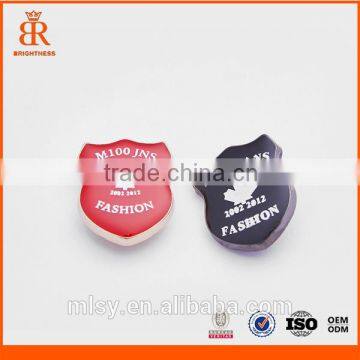 Custom made metal plates brand clothes logo