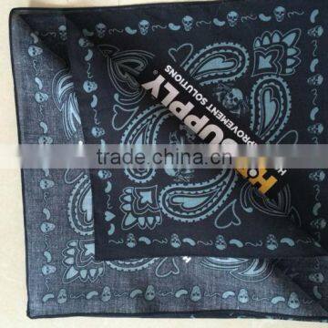 Punk Pirate Cotton Skull Kerchief Head Kerchief Pocket Squares