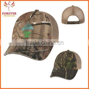 New Design Wholesale Ployester Hunter Mesh Back Baseball Cap