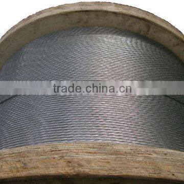 TS16949 factory! CAN/CSA-G12 Grade 110/Grade 800 Class A/B/C zinc coated galvanized steel wire strand