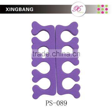 hot sale toe separator, customizable soft foam pedicure tools with vibrant color