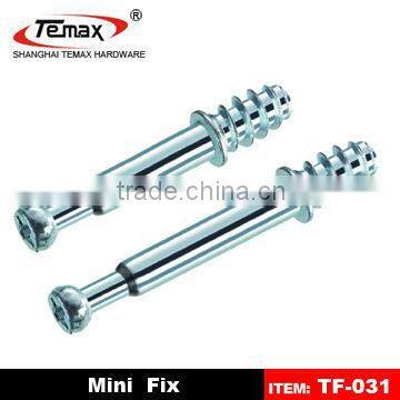 TF-031 Steel Zinc alloy Cabinet Furniture Hardware Screw Nut Bolt