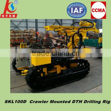 Elctric type single cylinder crawler DTH drill rig -SKL100D