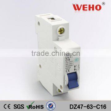 1P-4P, 1A-63A, IEC60898/GB10963 circuit breaker cqc