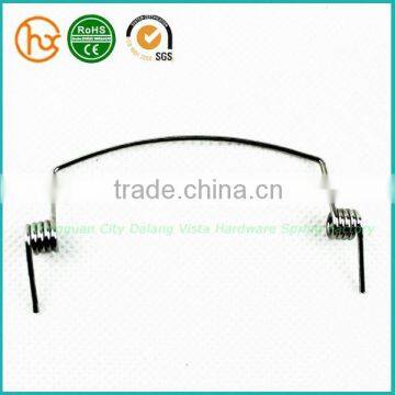 double hook torsion spring for climbing rope