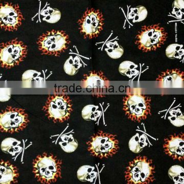 Floating fire skull multifunctional bandana