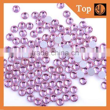 Wholesale Rose Color Non Hotfix Flatback Crystal Rhinestone for Decoration photo-6