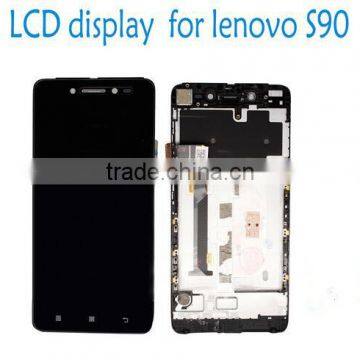 5.0 inch For Lenovo S90 S90-T S90-U White Full LCD Display Touch Panel Screen Glass Assembly With Frame Replacement Parts