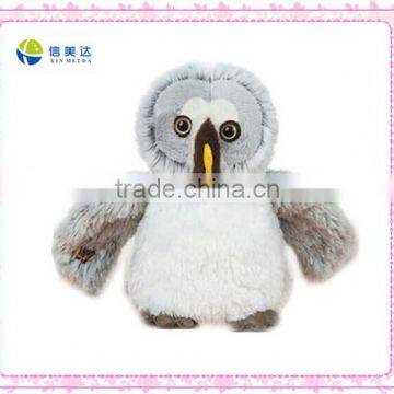 Grey owl plush toys wholesale