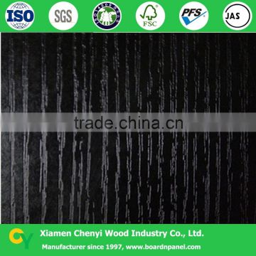 melamine particle board sheets of black laminate