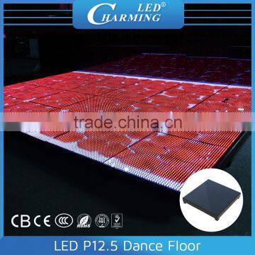 video led dance flor/Led wedding stage P12.5 outdoor led Dance Floor