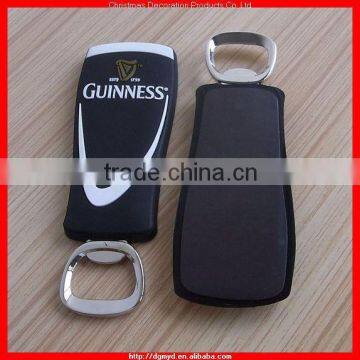 High quality custom soft PVC bottle opener with magnetic (KMS-1027)