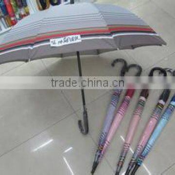 Honsen canvas oil painting best selling girl auto golf umbrella