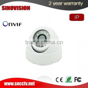 H.264 compression poe ip external dome camera