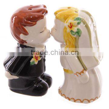 ceramic salt and pepper shaker wedding favor