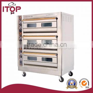 three tiers electric big bread oven