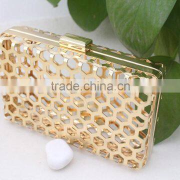 Guangzhou Metal Mesh Box Shape Purse Frame Clutch Bag Frame photo-3
