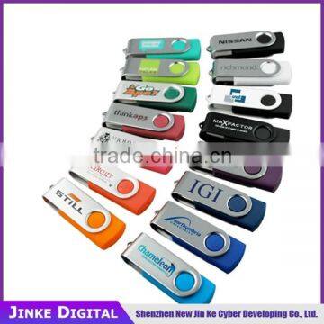 Cheap twist usb flash drive mini usb memory stick metal plastic Custom Promotional gift