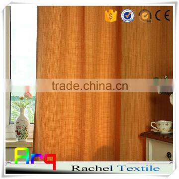 Orange color half blackout simple plain modern French style for meeting living room/ window curtain