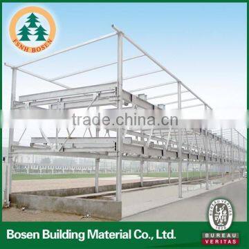 Steel structure building, used as power plant or warehouse