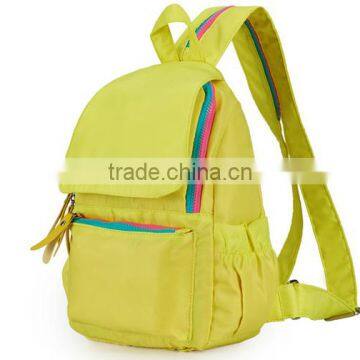 Soft light SGS nylon teens school bag bag foldable design