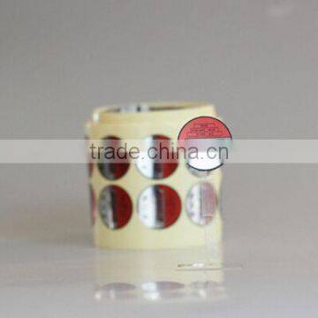 coated paper material sticker label printed